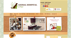 Desktop Screenshot of animalhospitalofrye.com